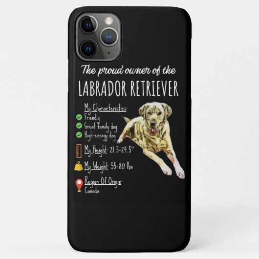 Coques Case-Mate iPhone Dog Lover | the Proud Owner Of Labrador Retriever (Dos)