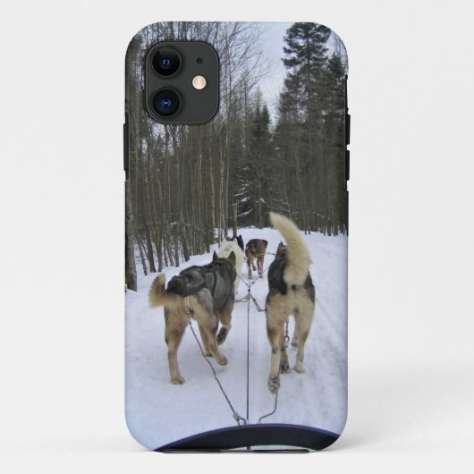 Coques Case-Mate iPhone Dog Sledding à Québec, Canada (Dos)