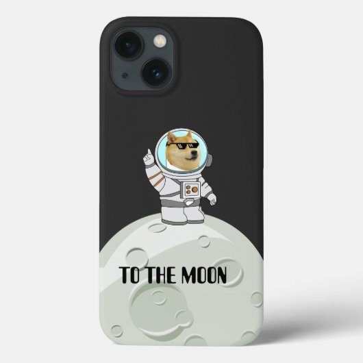 Coques Case-Mate iPhone Dogecoin à la lune (Verso)
