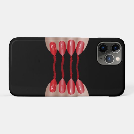 Coques Case-Mate iPhone Doigt de vampire V.2 (Dos (Horizontal))