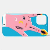 Coques Case-Mate iPhone doigts de feu Abstraits (Verso (horizontal))