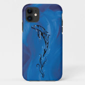 Coques Case-Mate iPhone Dolphine bleue (Dos)