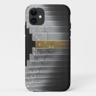 Etui iPhone Case-Mate Dominos d'or et d'argent