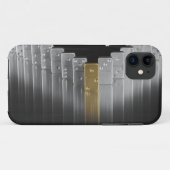 Coques Case-Mate iPhone Dominos d'or et d'argent (Dos (Horizontal))