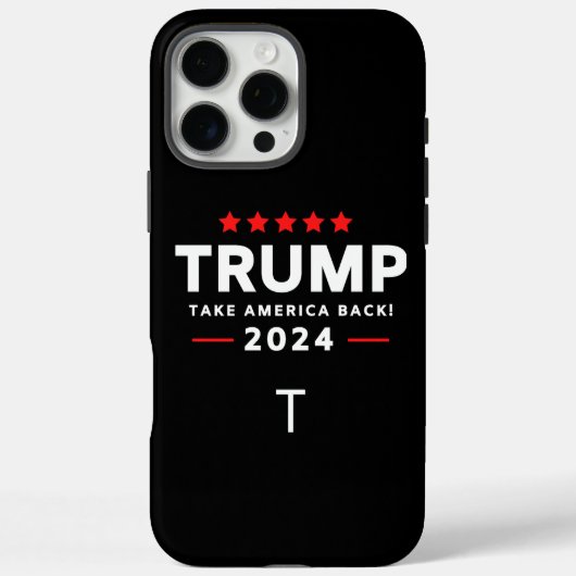 Coques Case-Mate iPhone Donald Trump 2024 redonne l'élection américaine (Verso)