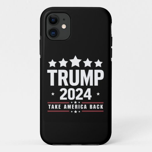 Coques Case-Mate iPhone Donald Trump 2024 redonne l'élection américaine (Dos)
