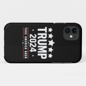 Coques Case-Mate iPhone Donald Trump 2024 redonne l'élection américaine (Dos (Horizontal))