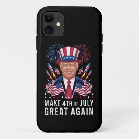 Coques Case-Mate iPhone Donald Trump 4 juillet sa grandeur (Dos)