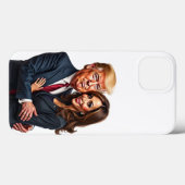 Coques Case-Mate iPhone Donald Trump Kamala harris (Verso (horizontal))