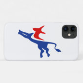 Coques Case-Mate iPhone Donkey démocrate (Dos (Horizontal))