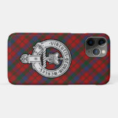 Coques Case-Mate iPhone Donnachaidh (Robertson) Red tartan Crest (Dos (Horizontal))