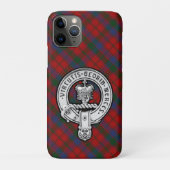 Coques Case-Mate iPhone Donnachaidh (Robertson) Red tartan Crest (Dos)