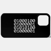 COQUES Case-Mate iPhone DONNÉES BINAIRES (Verso (horizontal))