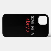 Coques Case-Mate iPhone Donnez-moi une pause amusant développeur Web  (Verso (horizontal))