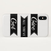 Coques Case-Mate iPhone Donnez tout ce que vous avez devis Indicateurs noi (Dos (Horizontal))