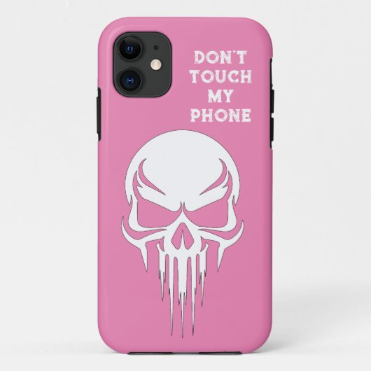 Coques Case-Mate iPhone Don't touch my phone pink Funda para iPhone / iPad (Dos)
