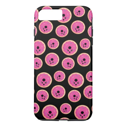 Coques Case-Mate iPhone Donut Face Kawaii Food Art (Dos)
