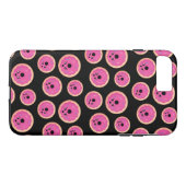 Coques Case-Mate iPhone Donut Face Kawaii Food Art (Dos (Horizontal))
