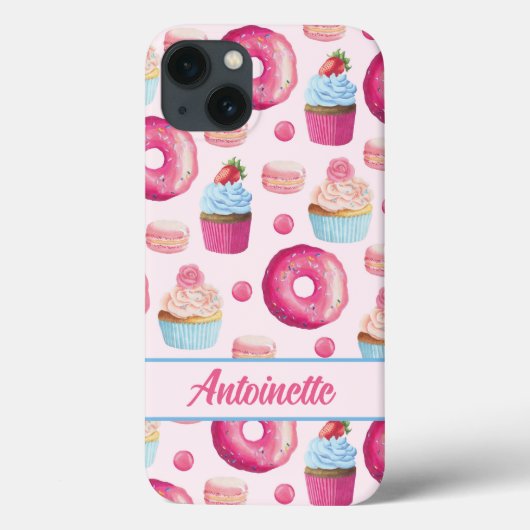 Coques Case-Mate iPhone Donut rose (Verso)