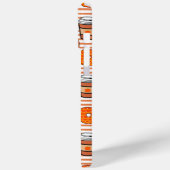 Coques Case-Mate iPhone Donuts d'automne citrouilles & Café Orange Stripes (Verso / Gauche)