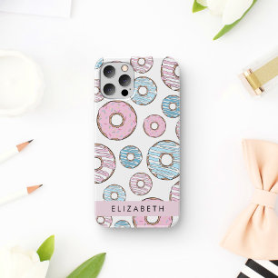 Case-Mate iPhone Case Donuts Roses, Donuts Bleus, Sprinkings, Votre Nom