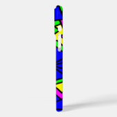 Coques Case-Mate iPhone Doodle Art Fleurs Bleues (Verso / Gauche)