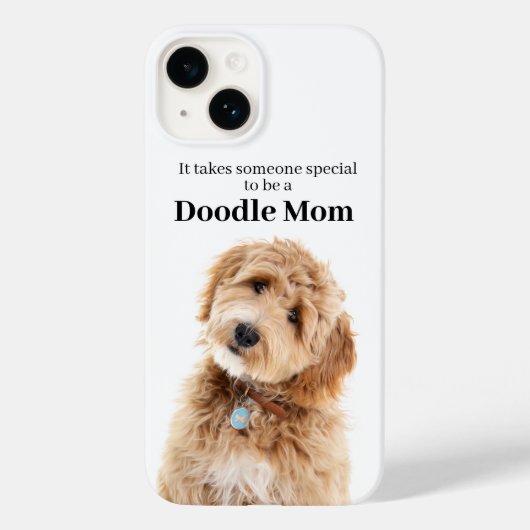 Coques Case-Mate iPhone Doodle Chien Maman (Verso)