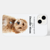 Coques Case-Mate iPhone Doodle Chien Maman (Verso (horizontal))