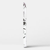 Coques Case-Mate iPhone doodle de tatouage mystique dessiné à la main, bad (Verso / Gauche)