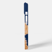 Coques Case-Mate iPhone Doodle doré doux (Verso / Gauche)