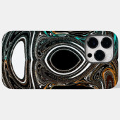 Coques Case-Mate iPhone Doodle ethnique africain | Abstrait texturé zèbre  (Verso (horizontal))
