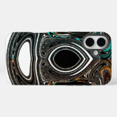 Coques Case-Mate iPhone Doodle ethnique africain | Abstrait texturé zèbre (Verso (horizontal))