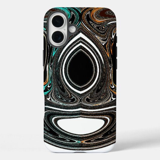 Coques Case-Mate iPhone Doodle ethnique africain | Abstrait texturé zèbre (Verso)