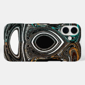 Coques Case-Mate iPhone Doodle ethnique africain | Abstrait texturé zèbre (Verso (horizontal))