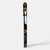 Coques Case-Mate iPhone Doodle ethnique africain | Abstrait texturé zèbre  (Verso / Gauche)