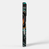 Coques Case-Mate iPhone Doodle ethnique africain Zebra texturé Art Imprime (Verso / Droite)