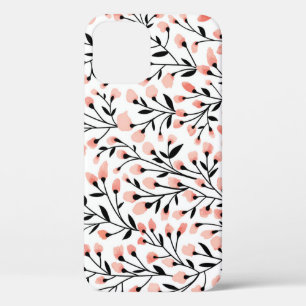 Case-Mate iPhone Case Doodle Flowers : Coral Floral sans joint.
