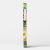 Coques Case-Mate iPhone Doodle géométrique : Arrière - plan transparent (Verso / Gauche)