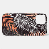 Coques Case-Mate iPhone Doodle Palm : Motif Leafy Dessiné À La Main. (Verso (horizontal))