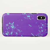 Coques Case-Mate iPhone Doodles bleu clair violet (Dos (Horizontal))