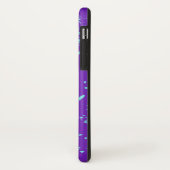 Coques Case-Mate iPhone Doodles bleu clair violet (Dos/Gauche)