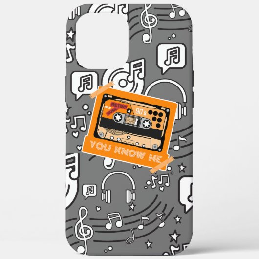 Coques Case-Mate iPhone Doodles de musique (Verso)
