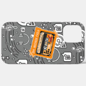 Coques Case-Mate iPhone Doodles de musique (Verso (horizontal))