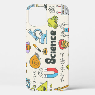 Case-Mate iPhone Case Doodles de science : Ensemble d'écoles à main.
