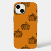 Coques Case-Mate iPhone Doodles d'Halloween boho mandala citrouilles Autom (Verso)
