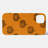 Coques Case-Mate iPhone Doodles d'Halloween boho mandala citrouilles Autom (Verso (horizontal))