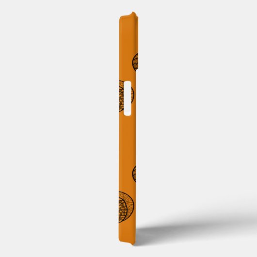 Coques Case-Mate iPhone Doodles d'Halloween boho mandala citrouilles Autom (Verso / Droite)