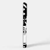 Coques Case-Mate iPhone Doodles noirs et blancs (Verso / Droite)