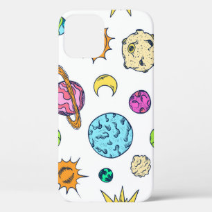 Case-Mate iPhone Case Doodles spatiaux Arrière - plan cosmique