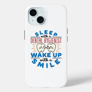 Coque Pour iPhone 15 Dormir avec un hygiéniste dentaire Réveillez-vous